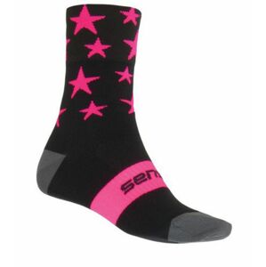 Ponožky Sensor Stars černá růžová 16100064